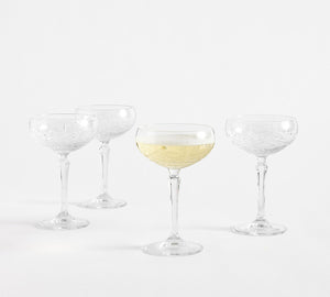 Antique Cut Coupe Glasses