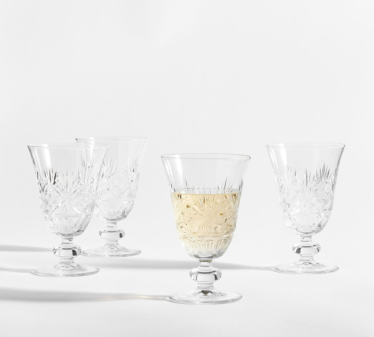 Antique Cut Glass Goblets
