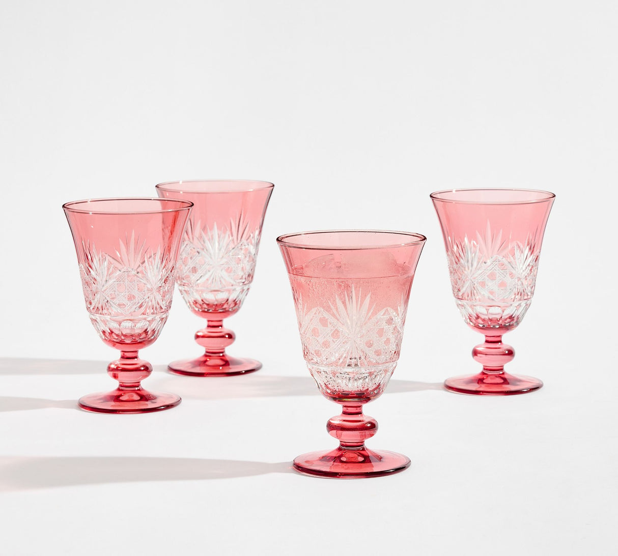 Antique Cut Glass Goblets