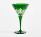 Antique Cut Martini Glasses