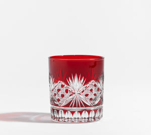 Antique Cut Double Old Fashioned Glasses