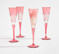 Antique Cut Champagne Flutes